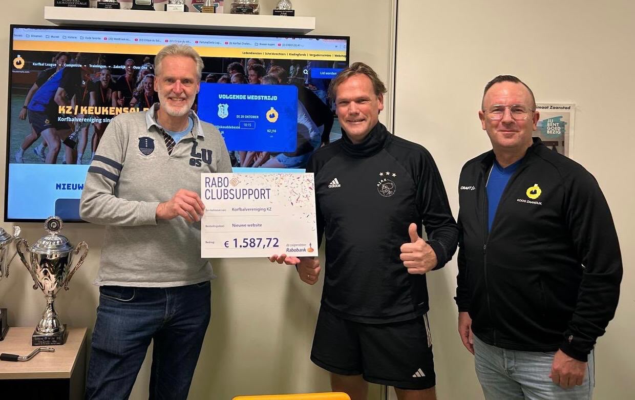 𝗥𝗲𝘀𝘂𝗹𝘁𝗮𝗮𝘁 𝗥𝗮𝗯𝗼 𝗖𝗹𝘂𝗯𝘀𝘂𝗽𝗽𝗼𝗿𝘁!
Dankzij jullie stemmen hebben we een mooi bedrag opgehaald dat we gaan investeren in onze website. 

En dat is nu wel extra hard nodig 😉

Iedereen bedankt voor de stem!💙🖤💛

#raboclubsupport #website #kzkorfbal